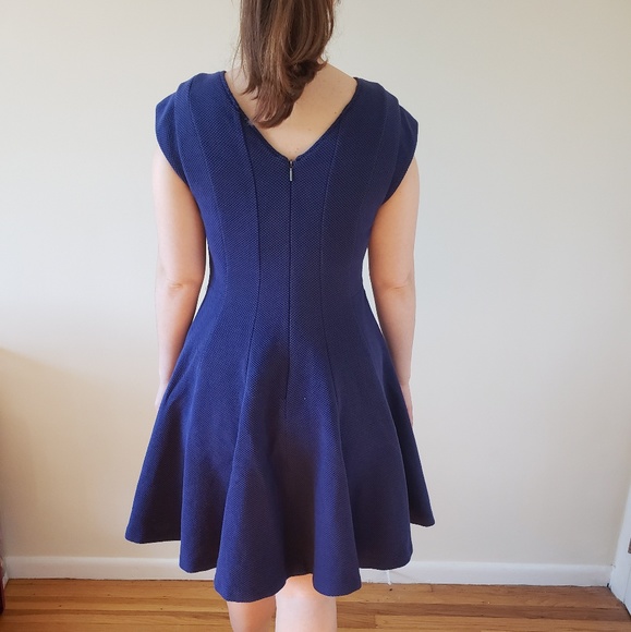 Midnight blue Rebecca Taylor dress - Picture 2 of 4